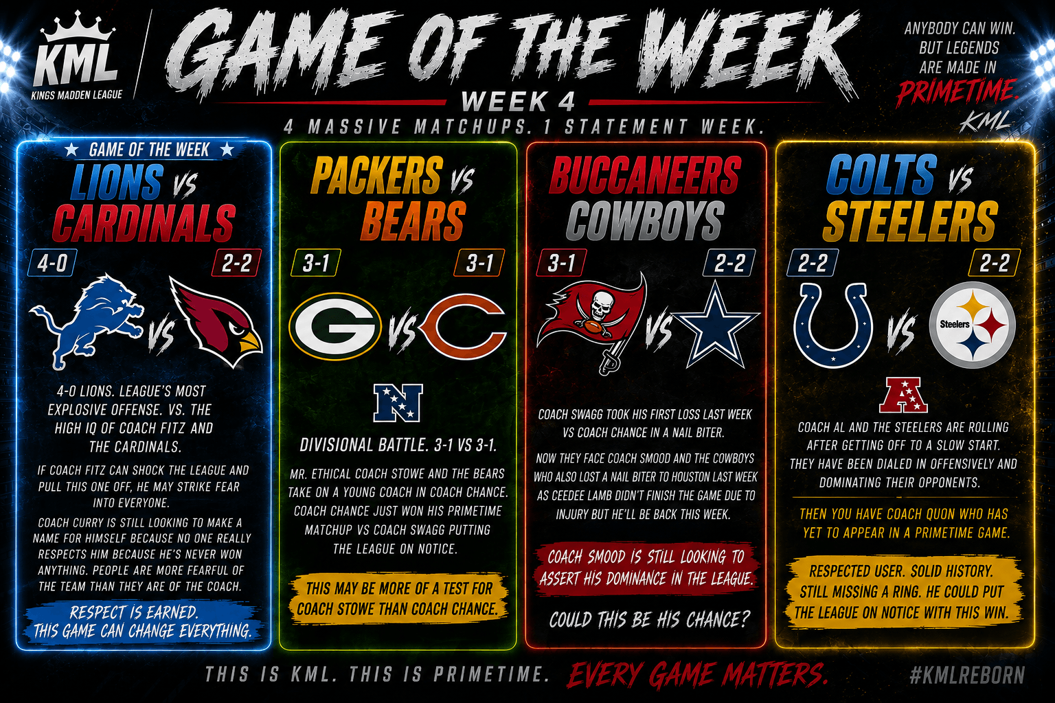 KML Primetime Week 5